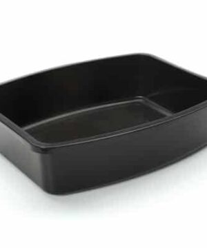 Savic CAT LITTER TRAY OVAL Black