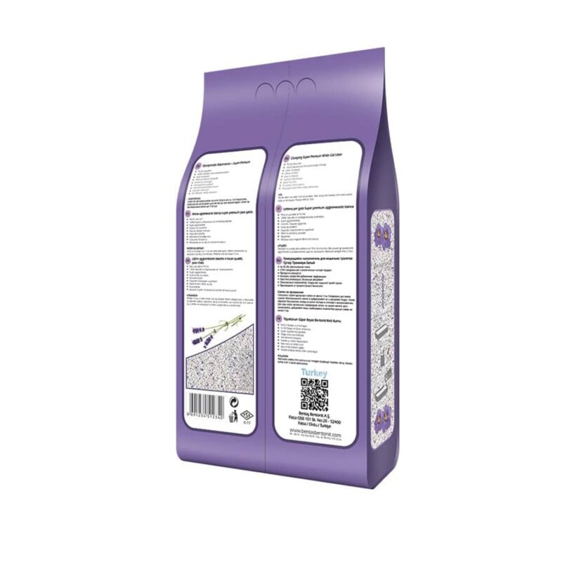 SinaVet vancat ultra clumping cat litter lavender 2