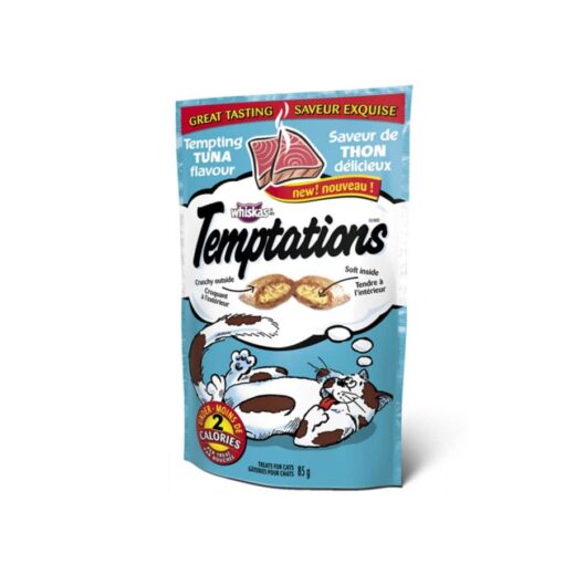 SinaVet Whiskas Temptations Treats for Cats Tempting Tuna Flavour