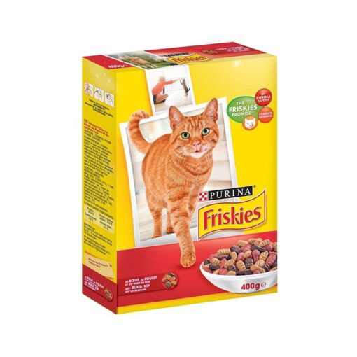 Sinavet Friskies Cat Dry Food Adult Beef and Chicken 400g