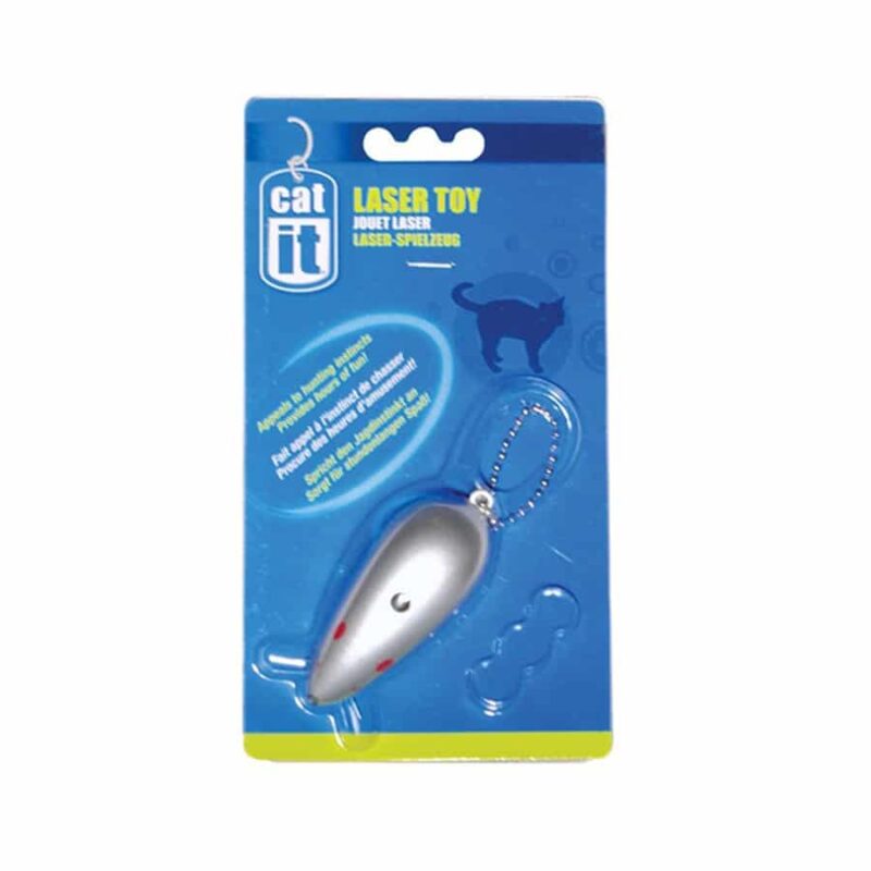 Sinavet Hagen Catit Laser Cat Toy Silver Mouse