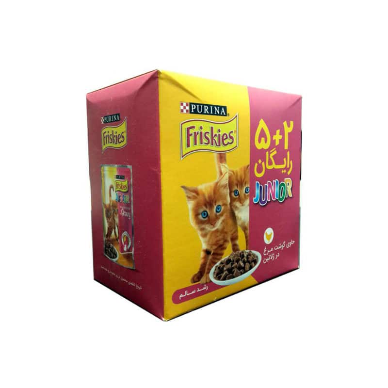 sinavet pouch cat friskies junior 5+2