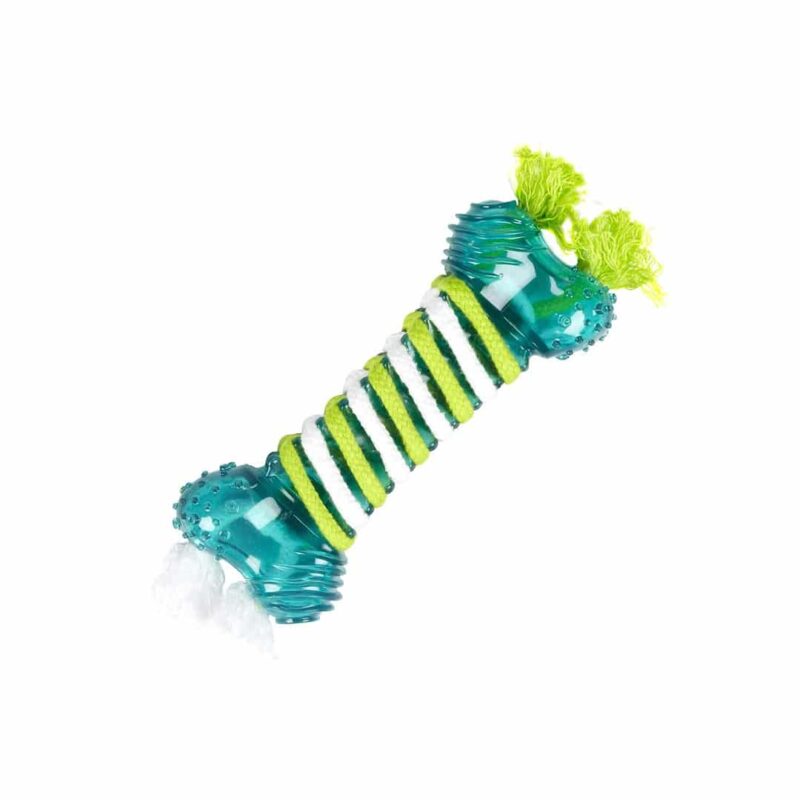 اسباب بازی جویدنی، تمیز کننده دندان، سایز کوچک، مدل مینی گامی، برند هگن، floss & clean 2