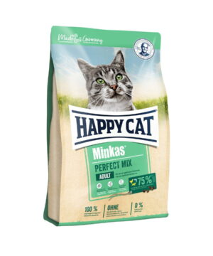 غذای خشک گربه بالغ، مخلوط، 10 کیلوگرمی، مدل مینکاس، هپی کت