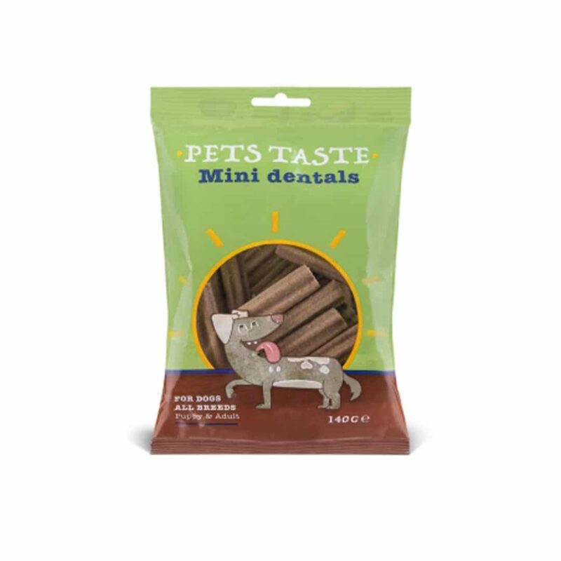 تشویقی دندانی، مخصوص سگ بالغ و توله، 140 گرمی، برند Pets Taste