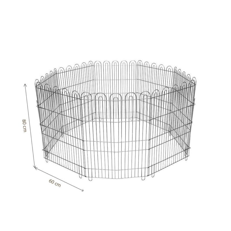 پارک سگ، 8 ضلعی، 60*80 سانتیمتر، استیل