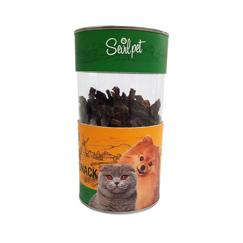 تشویقی دل مرغ، مخصوص سگ و گربه، 80 گرمی، سویل پت