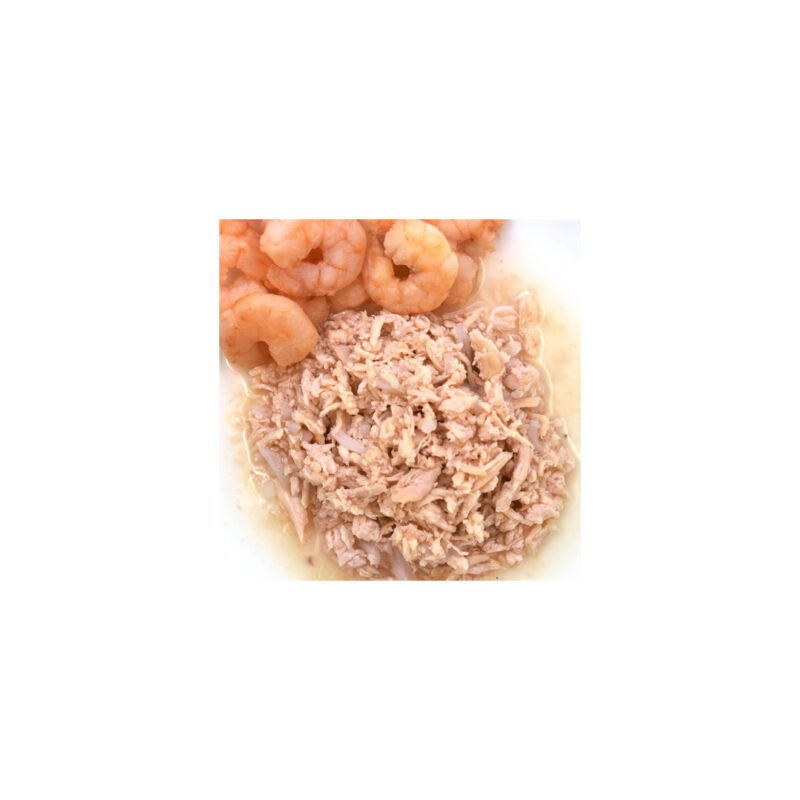 کنسرو مخصوص گربه، نچرال، حاوی مرغ و میگو، 110 گرمی، برند شایر 2