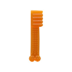اسباب بازی دندانی ژله ای، طرح مسواک، مخصوص سگ، نارنجی