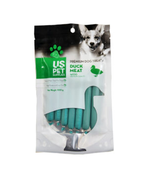 تشویقی سگ، سوسیس گوشت اردک، 100 گرمی، یو اس پت