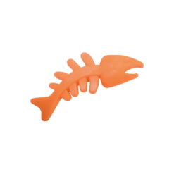 اسباب بازی دندانی، مخصوص سگ، طرح استخوان ماهی، هپی پت، نارنجی