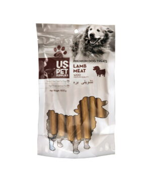تشویقی مخصوص سگ، سوسیس گوشت بره، 100 گرمی، یو اس پت