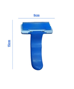 برس جمع کننده مو، پلاستیکی، تخلیه دار، مخصوص سگ و گربه، کوچک-1