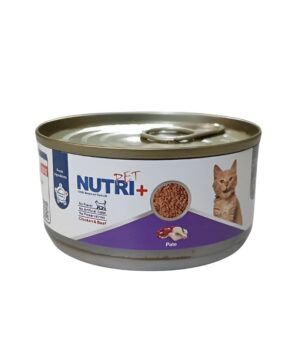 کنسرو گربه، گوشت مرغ و گوساله، پاته، 120 گرمی، نوتری پلاس