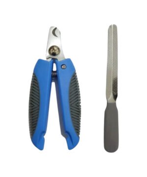 ناخنگیر انبری، همراه سوهان، مخصوص سگ و گربه، متوسط، L2، چانگ، طوسی آبی