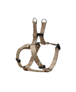 قلاده کتفی سگ، بدون بند، طرح جنگل، بژ، سایز S، داگیت