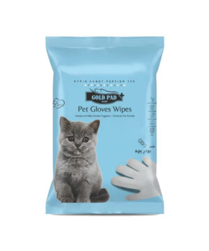 دستکش مرطوب حیوانات خانگی، رایحه پودر بچه، 5 عددی، گلدپد