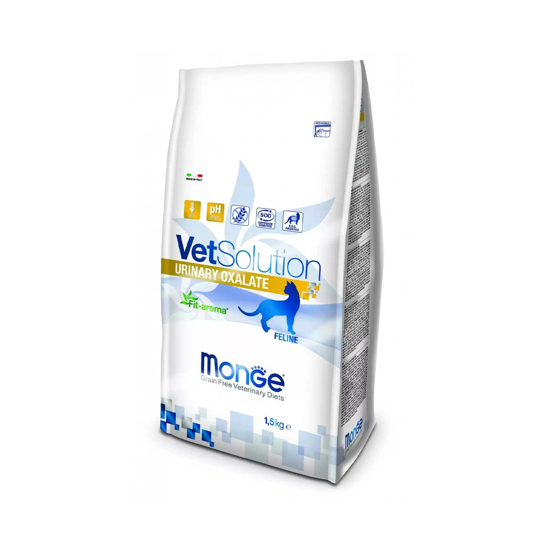 غذای درمانی گربه، بیماری مجاری ادراری (سنگ اگزالات)، 1.5 کیلوگرمی، مونژه