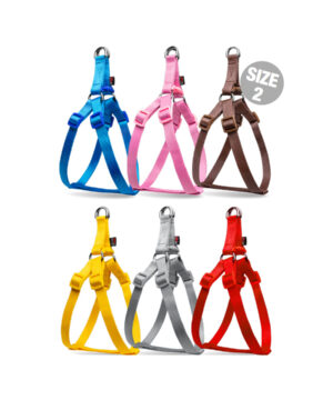 قلاده کتفی سگ، ساده، بدون لید، سایز 2، نیناپت، همه رنگها