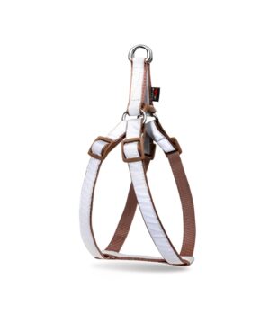 قلاده کتفی شبرنگ سگ، بدون لید، سایز 2، نیناپت، قهوه ای