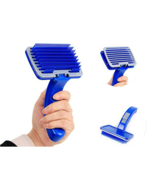 برس جمع کننده مو، پلاستیکی، تخلیه دار، مخصوص سگ و گربه-2