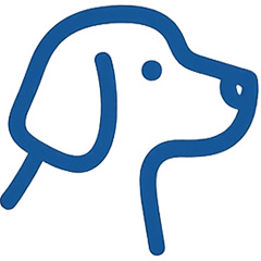 Dog behavior icon