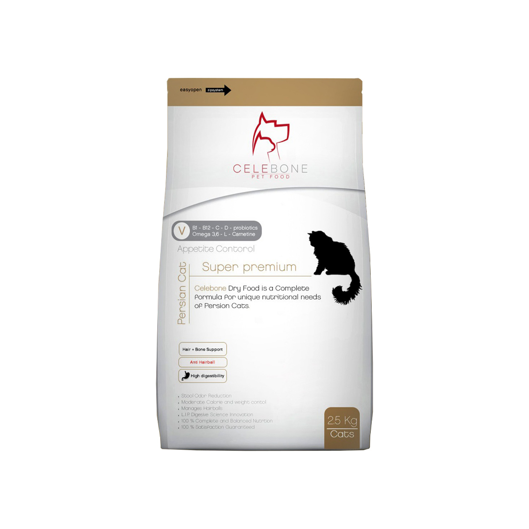 غذای خشک گربه، نژاد پرشین، بالغ، 2.5 کیلوگرمی، سلبن