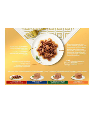 پک کنسرو گربه، دبل دیلایت، لوکس میکس، 12 عددی، گرمه گلد-3