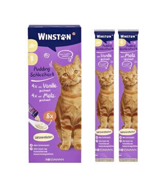 پک تشویقی پودینگ گربه، مالت و وانیل، 8 عددی، وینستون